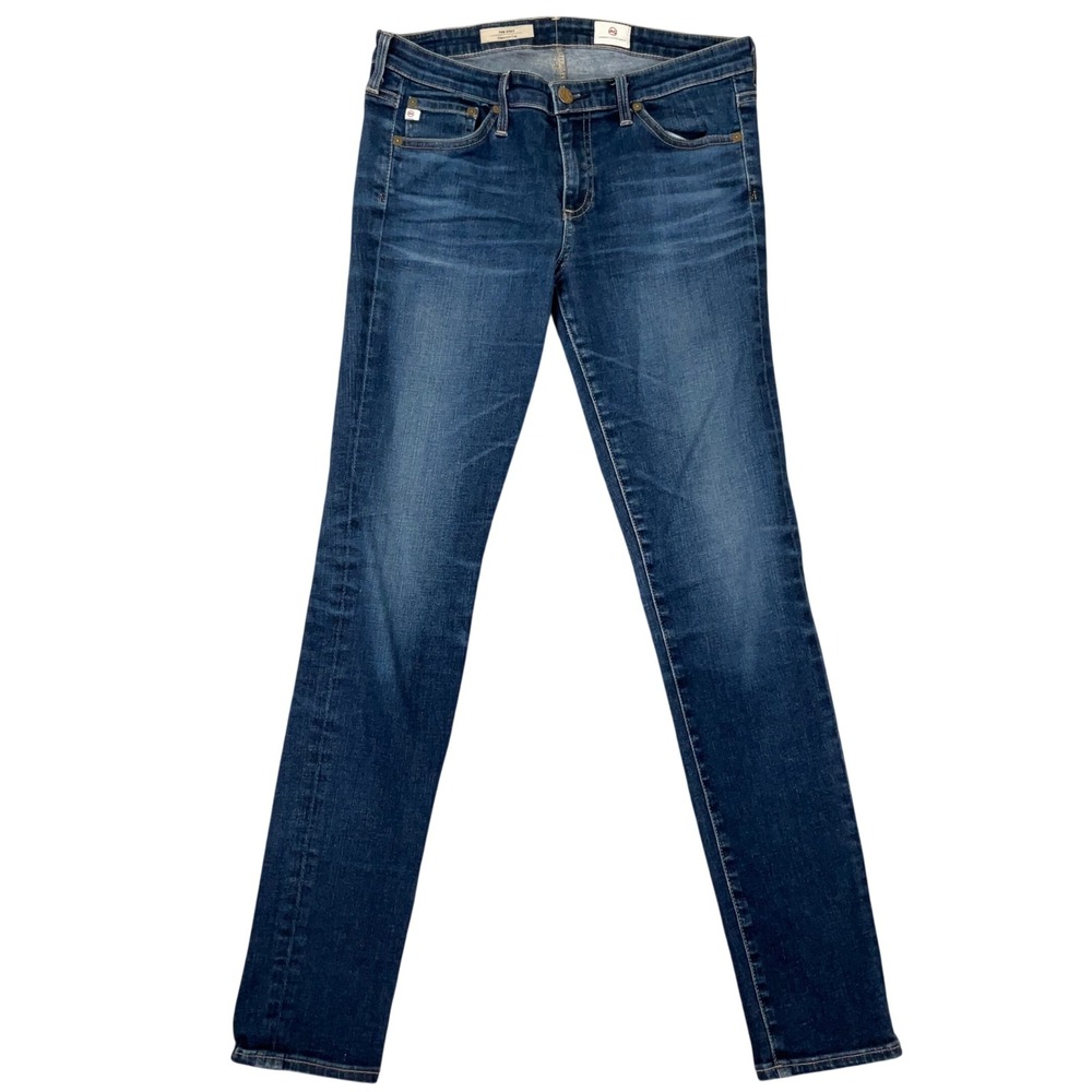 AG Adriano Goldschmied Jeans Women 28 Blue Stilt Cigarette Leg Slim Fit USA